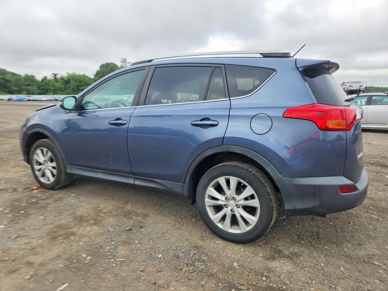 2014 Toyota Rav4 Limited Blue vin: 2T3DFREV2EW213981