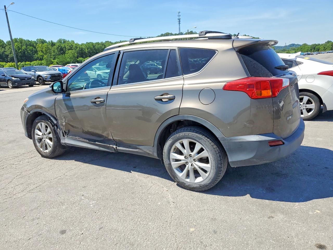 2014 Toyota Rav4 Limited Brown vin: 2T3DFREV2EW216279