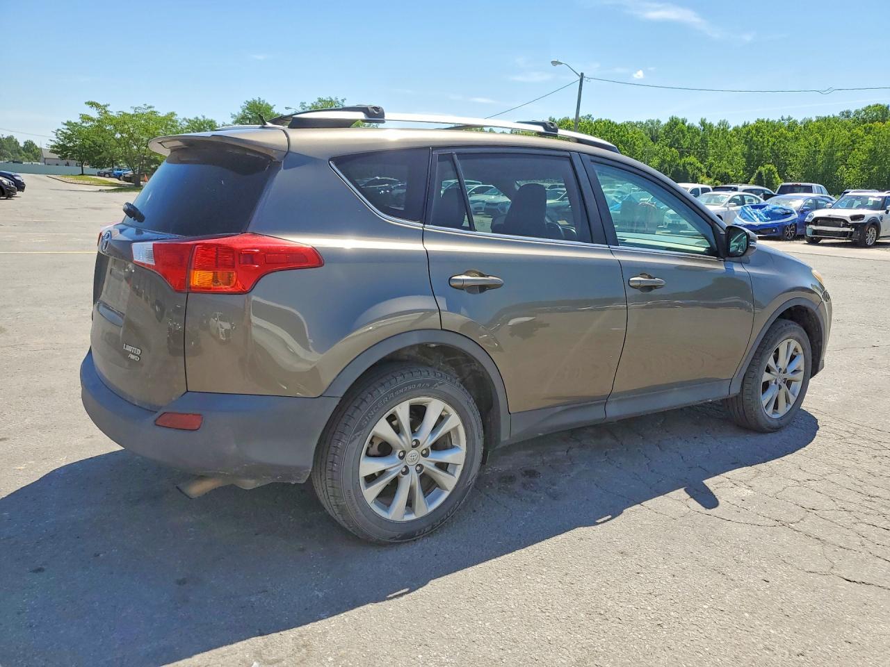 2014 Toyota Rav4 Limited Brown vin: 2T3DFREV2EW216279
