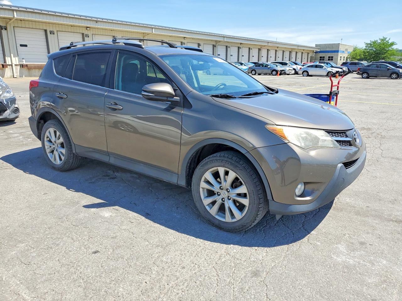 2014 Toyota Rav4 Limited Brown vin: 2T3DFREV2EW216279