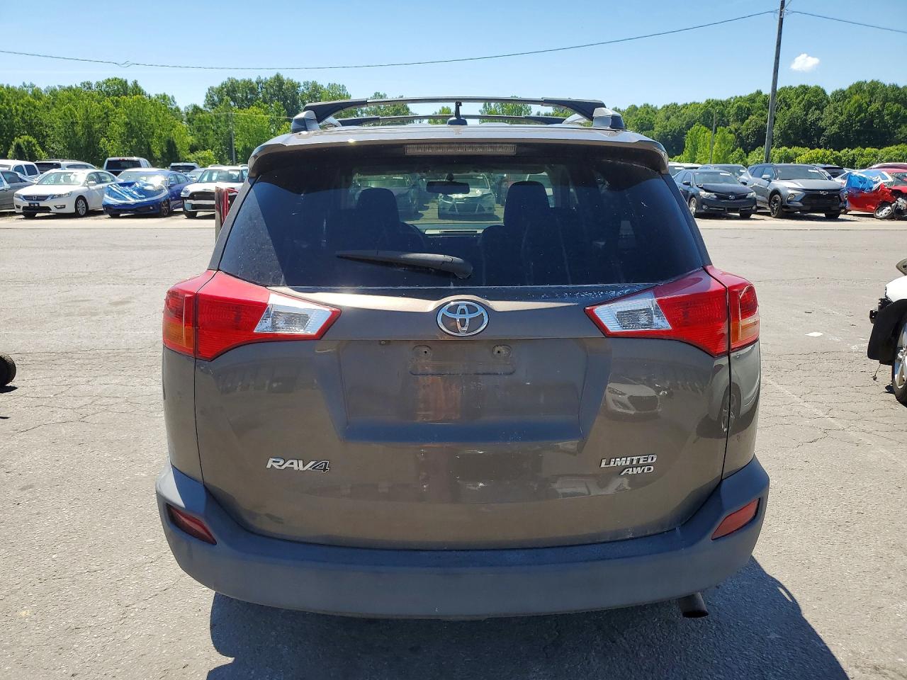 2014 Toyota Rav4 Limited Brown vin: 2T3DFREV2EW216279