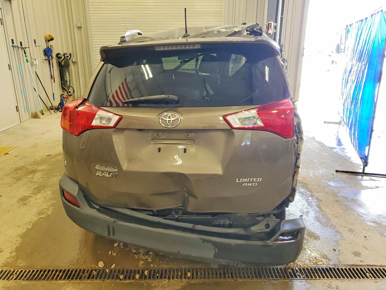 2015 Toyota Rav4 Limited Gray vin: 2T3DFREV2FW232595