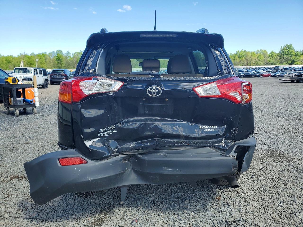 2015 Toyota Rav4 Black vin: 2T3DFREV2FW234086