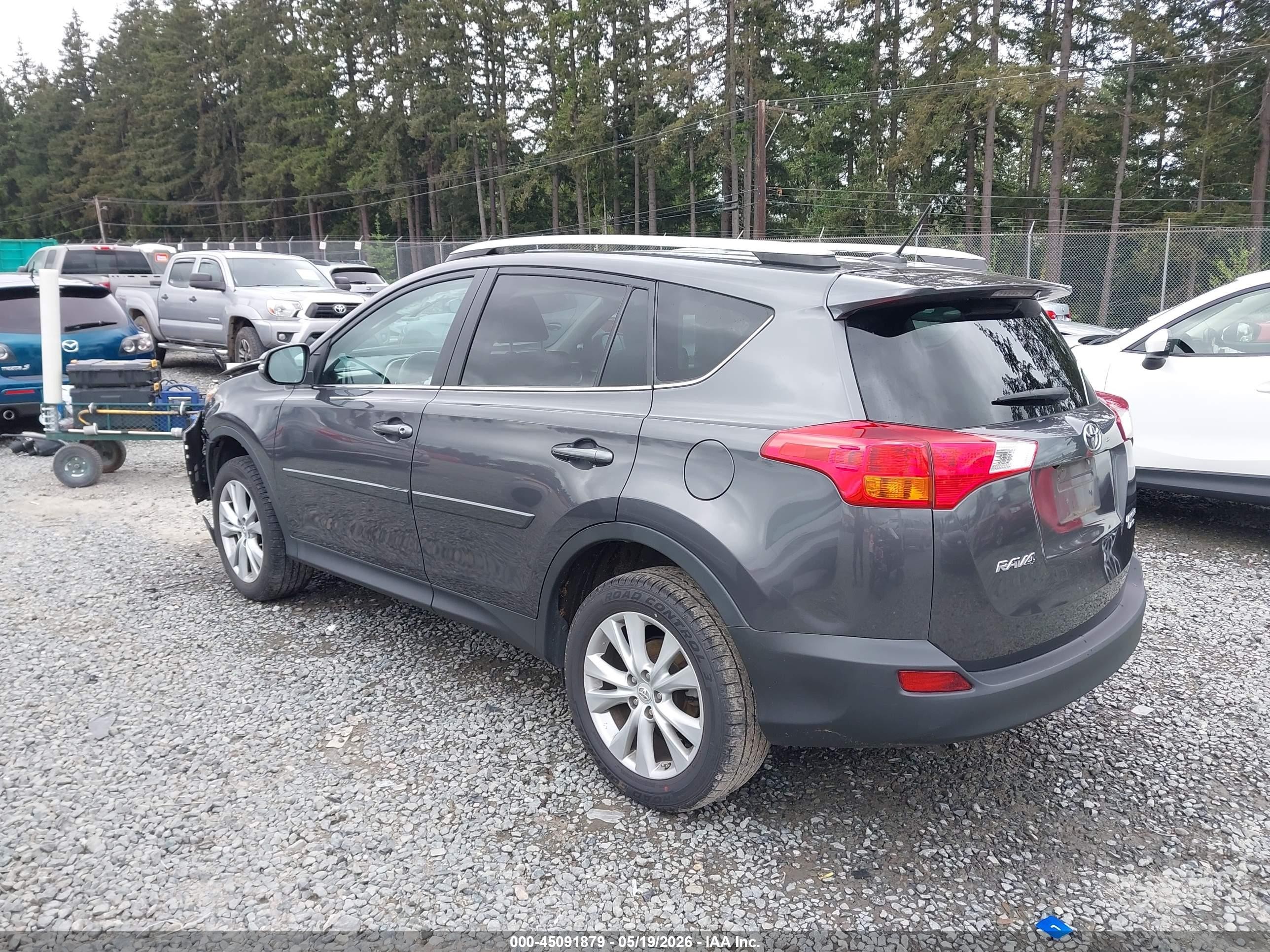 2015 Toyota Rav4 Limited Gray vin: 2T3DFREV2FW240115