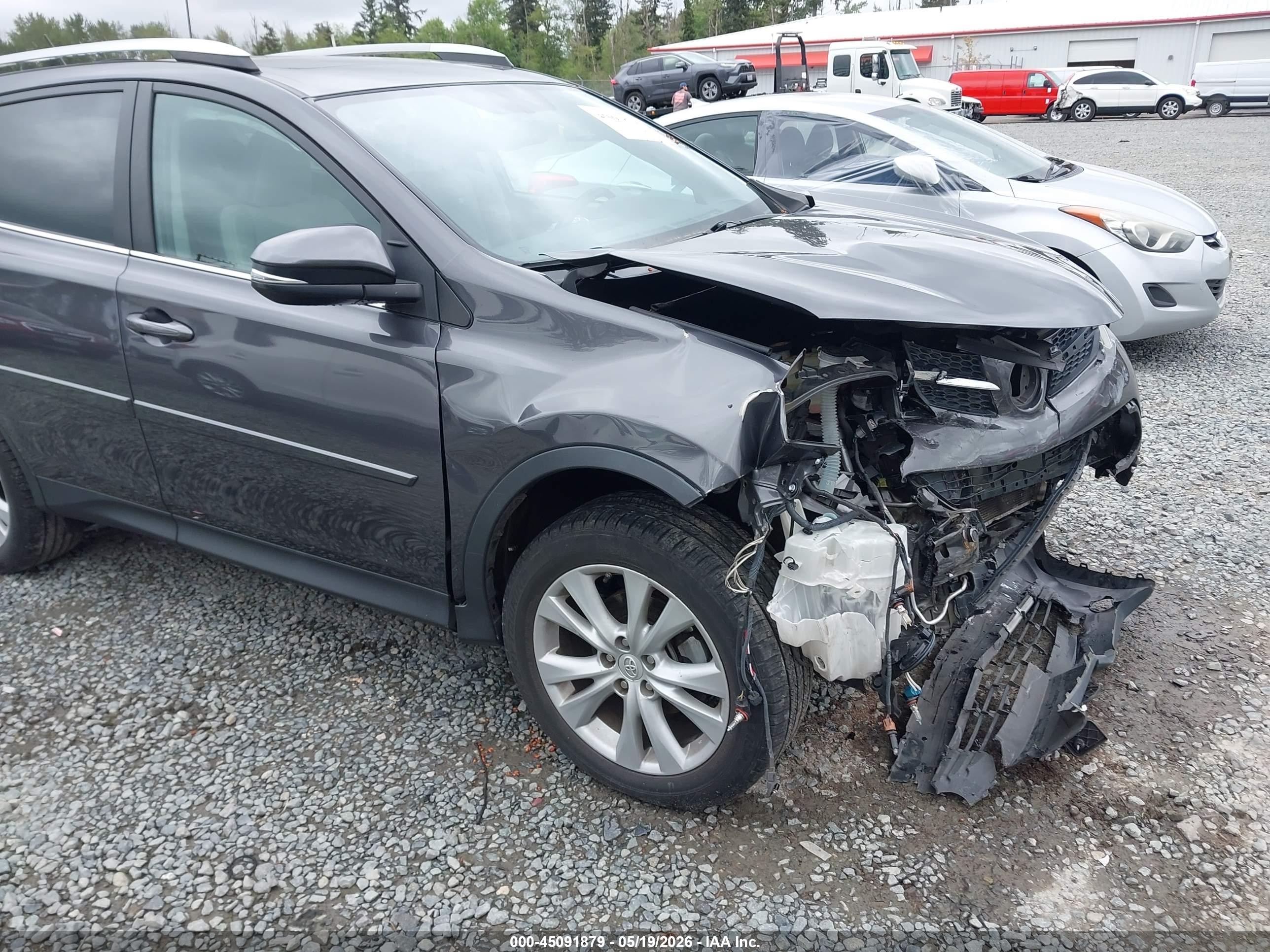 2015 Toyota Rav4 Limited Gray vin: 2T3DFREV2FW240115