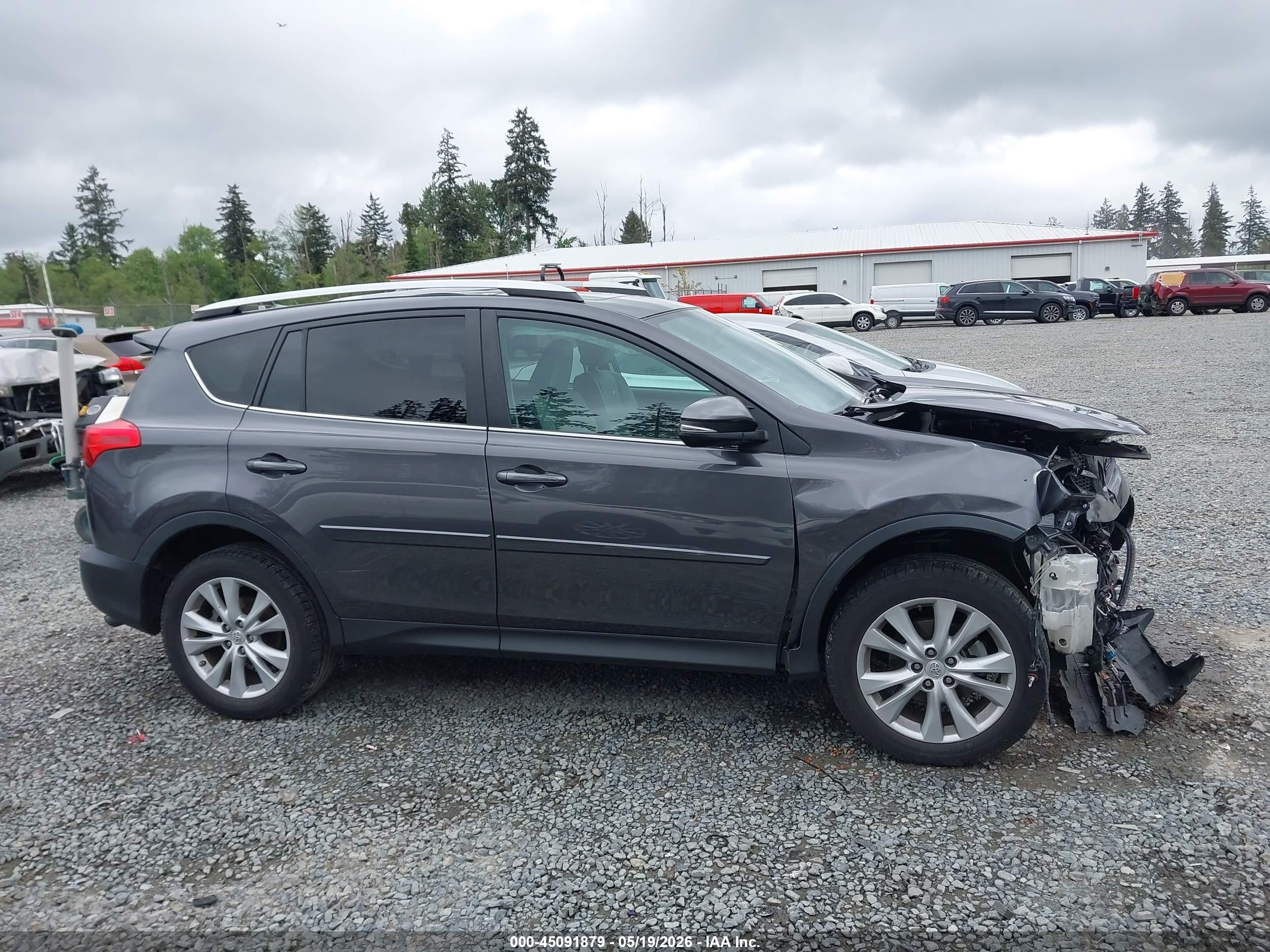 2015 Toyota Rav4 Limited Gray vin: 2T3DFREV2FW240115