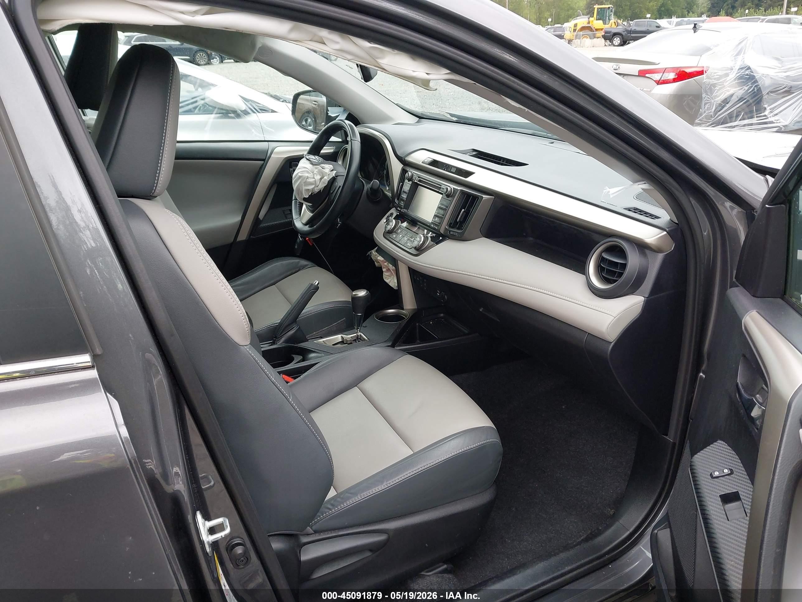 2015 Toyota Rav4 Limited Gray vin: 2T3DFREV2FW240115