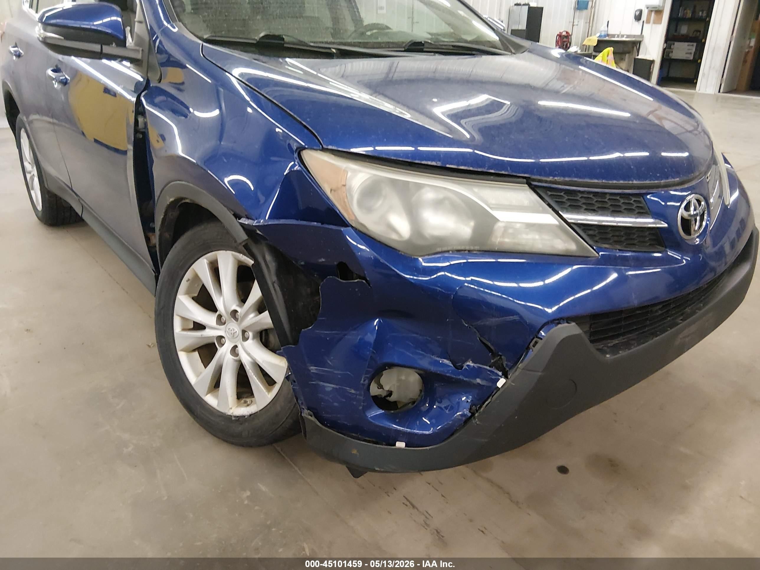 2015 Toyota Rav4 Limited Blue vin: 2T3DFREV2FW273504