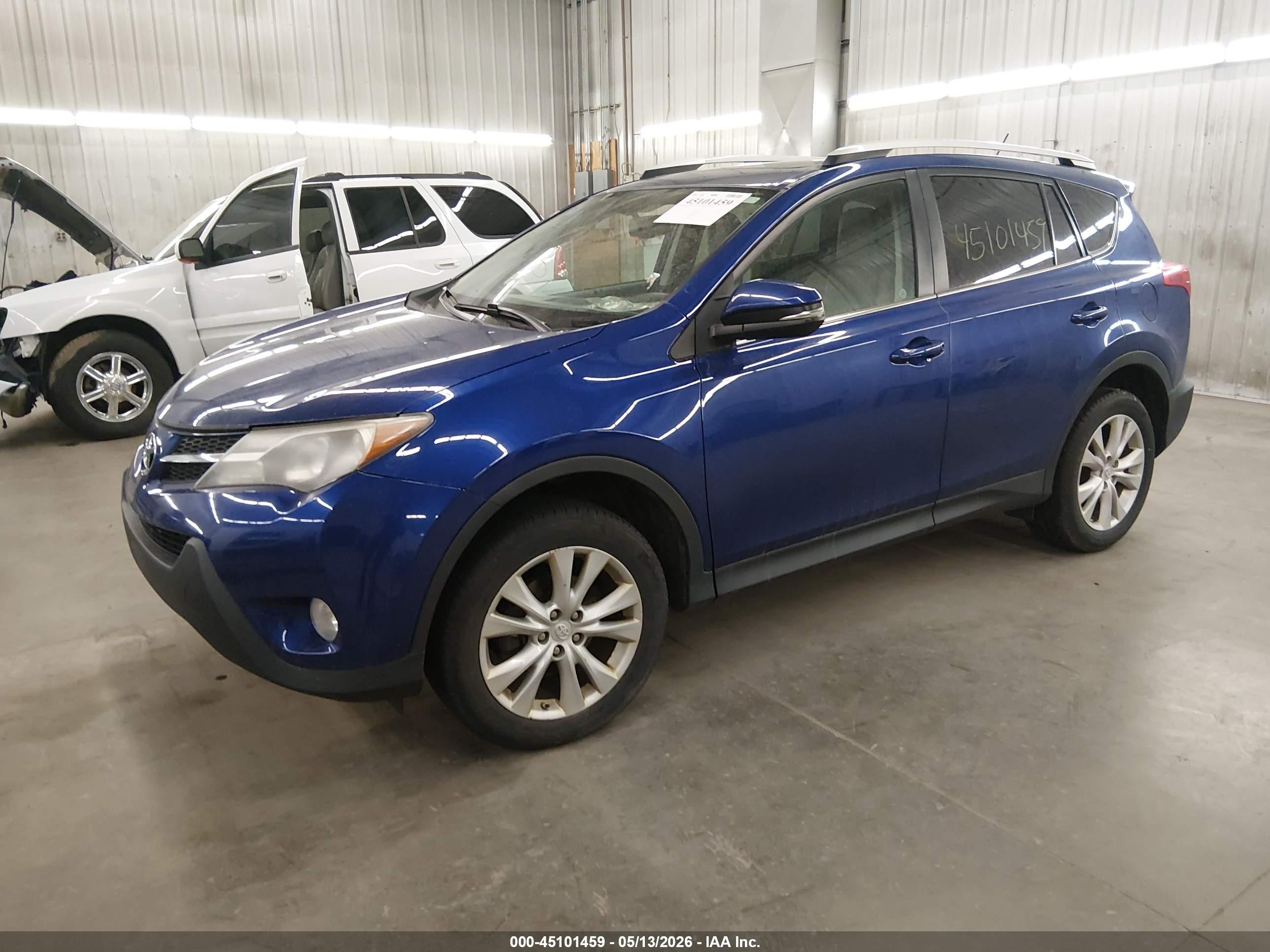 2015 Toyota Rav4 Limited Blue vin: 2T3DFREV2FW273504