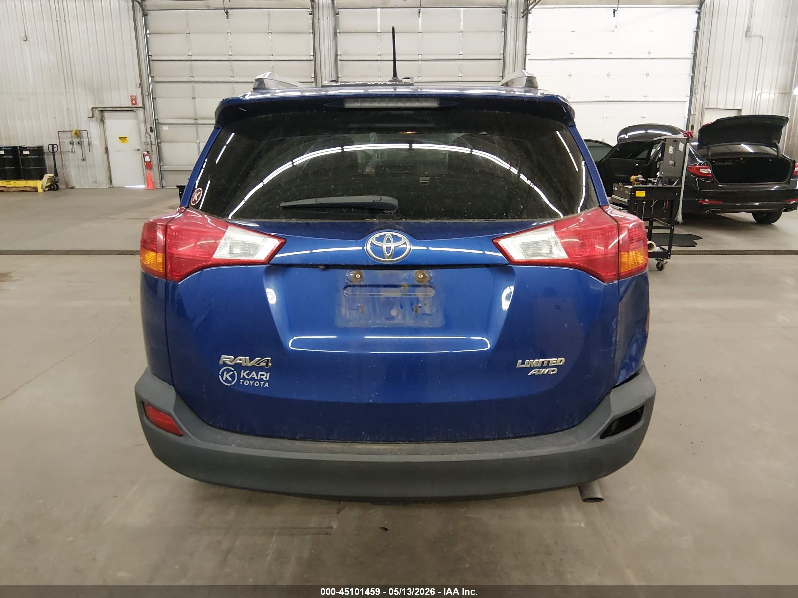 2015 Toyota Rav4 Limited Blue vin: 2T3DFREV2FW273504
