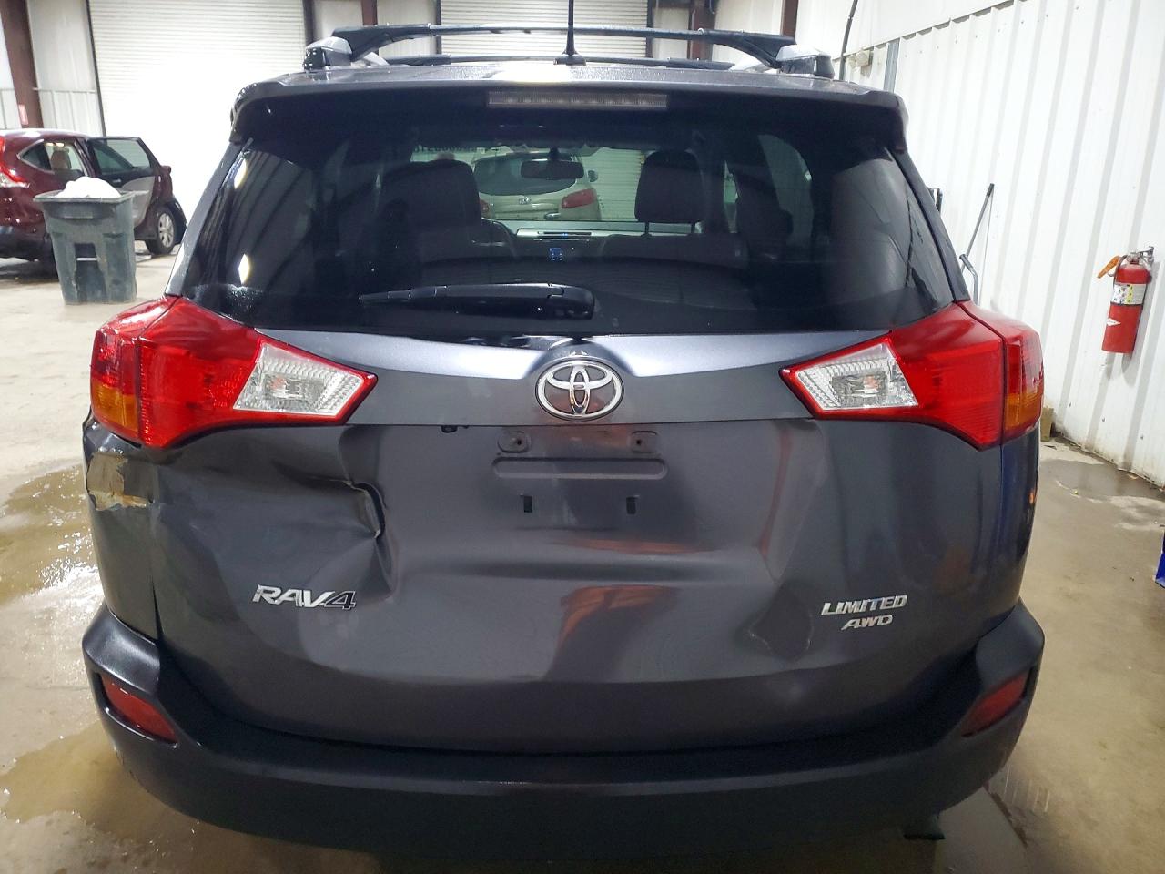2015 Toyota Rav4 Limited Серый vin: 2T3DFREV2FW305304