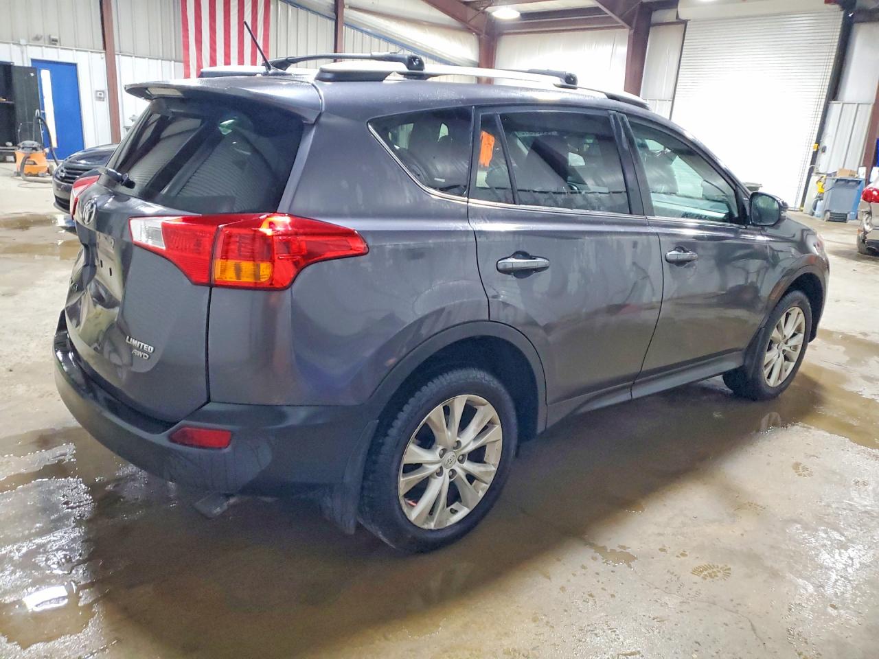 2015 Toyota Rav4 Limited Серый vin: 2T3DFREV2FW305304