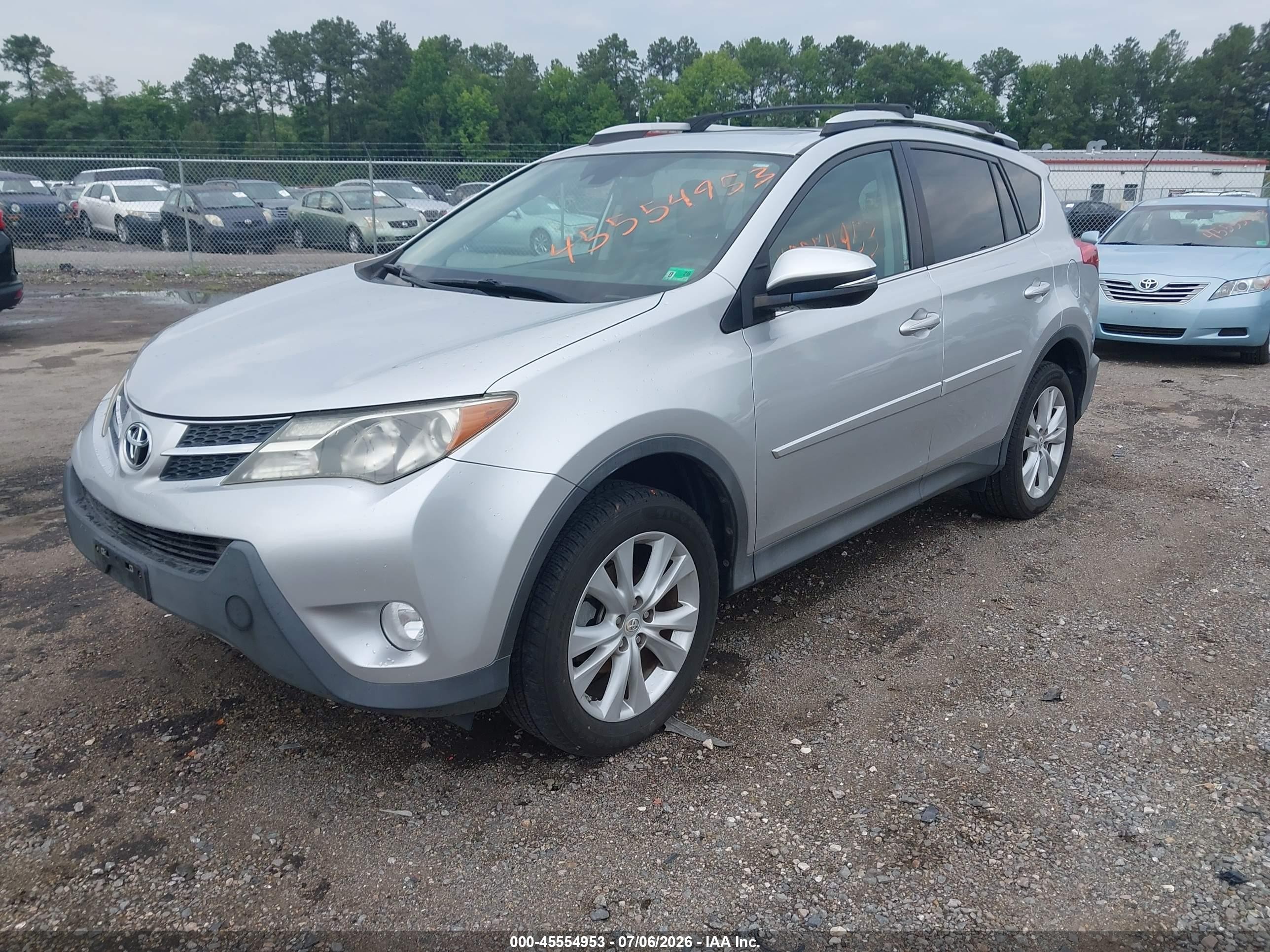 2015 Toyota Rav4 Limited Silver vin: 2T3DFREV2FW310986