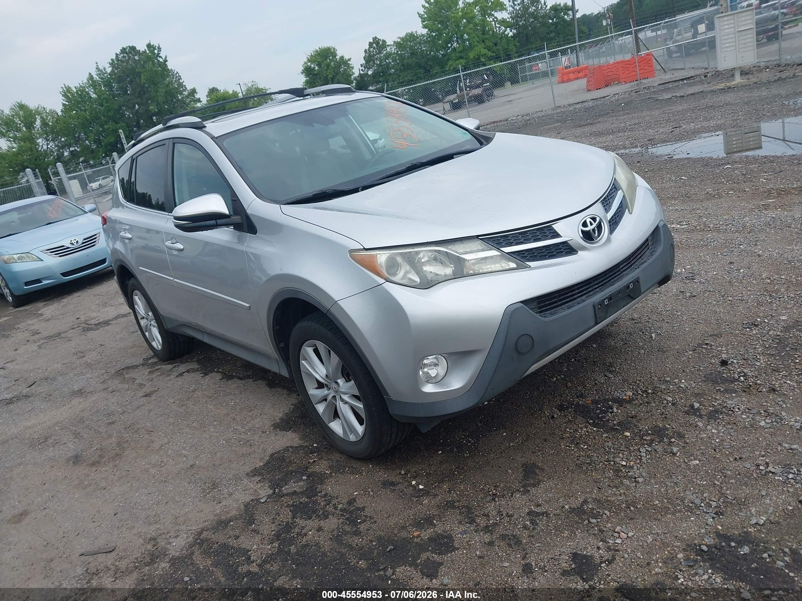 2015 Toyota Rav4 Limited Silver vin: 2T3DFREV2FW310986
