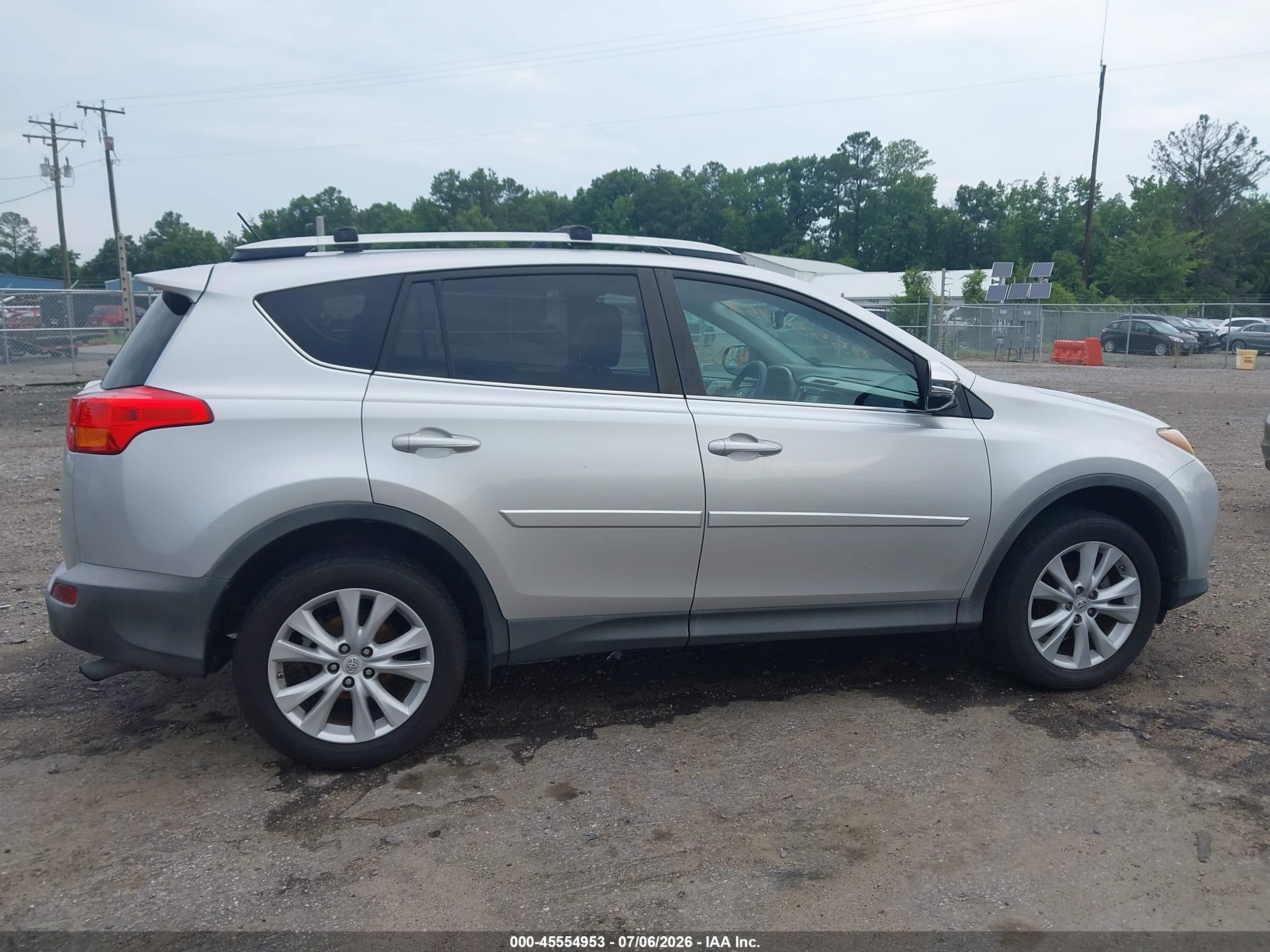 2015 Toyota Rav4 Limited Silver vin: 2T3DFREV2FW310986