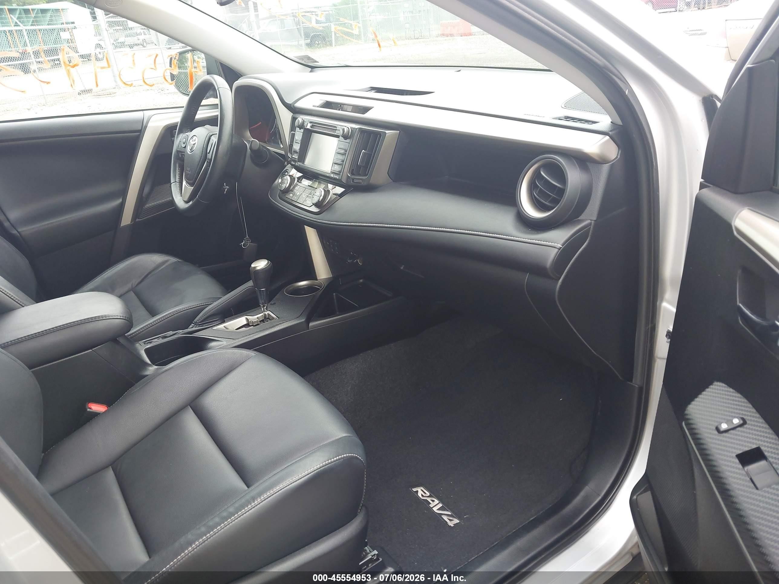 2015 Toyota Rav4 Limited Silver vin: 2T3DFREV2FW310986