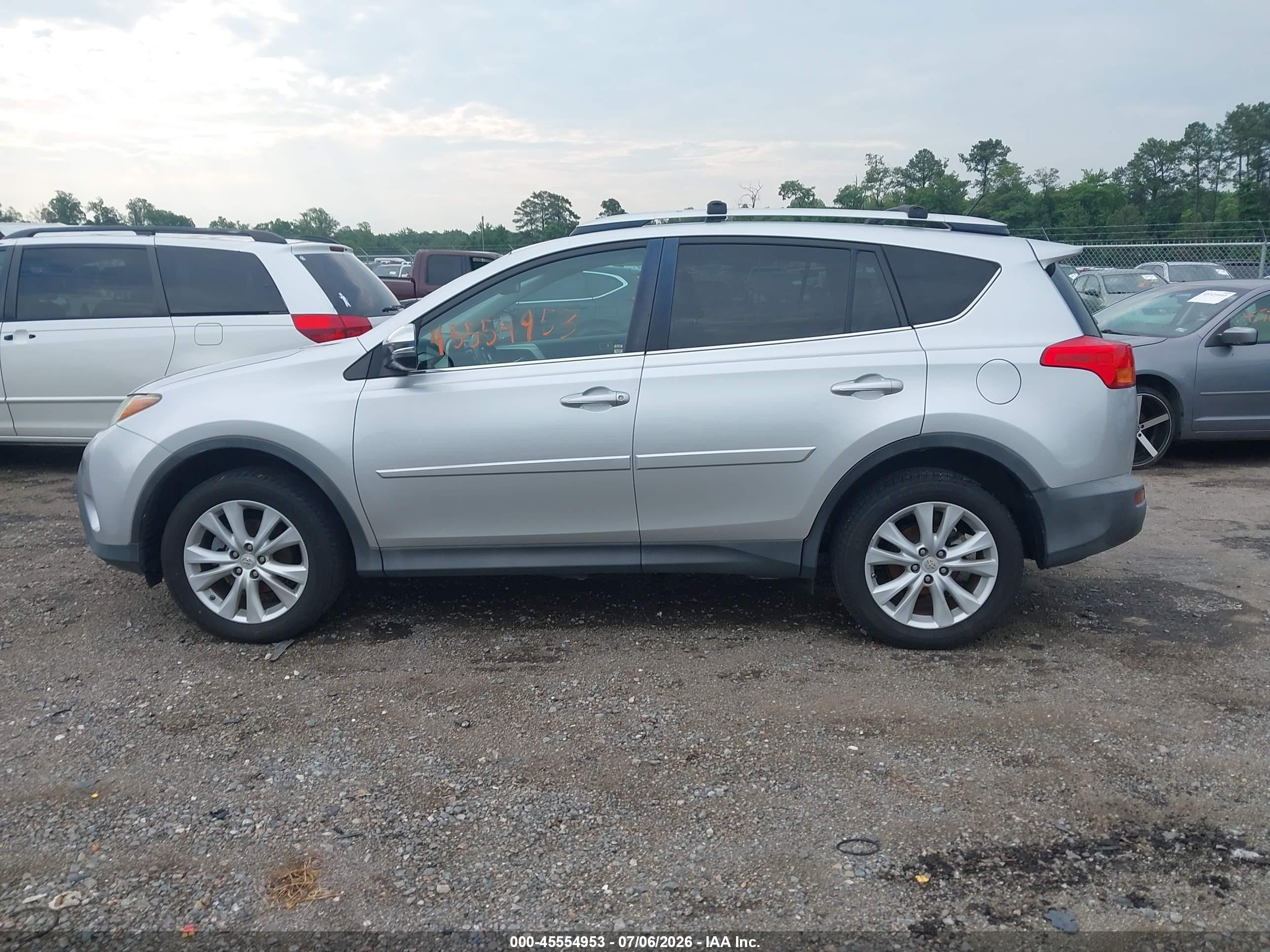 2015 Toyota Rav4 Limited Silver vin: 2T3DFREV2FW310986