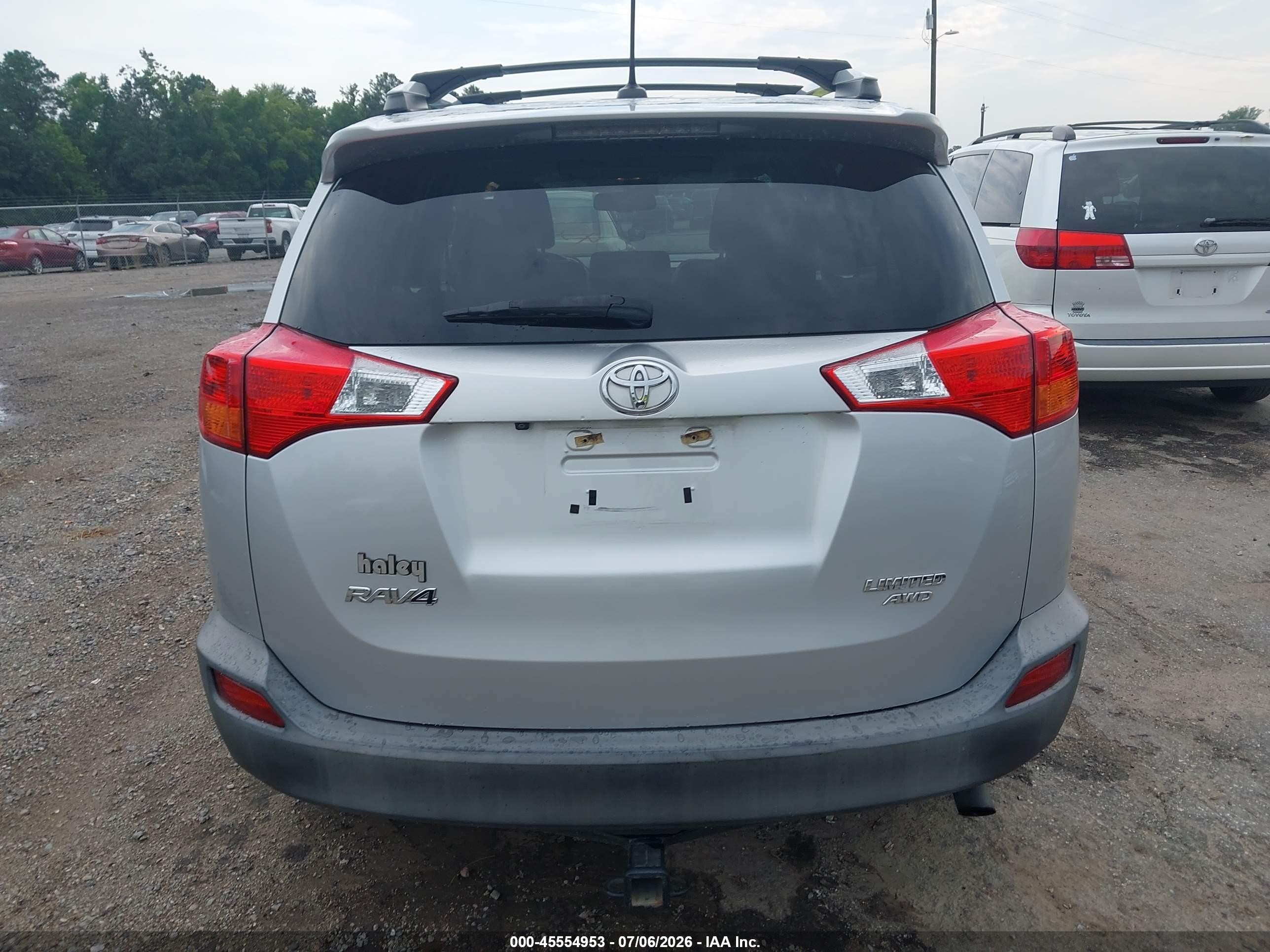 2015 Toyota Rav4 Limited Silver vin: 2T3DFREV2FW310986