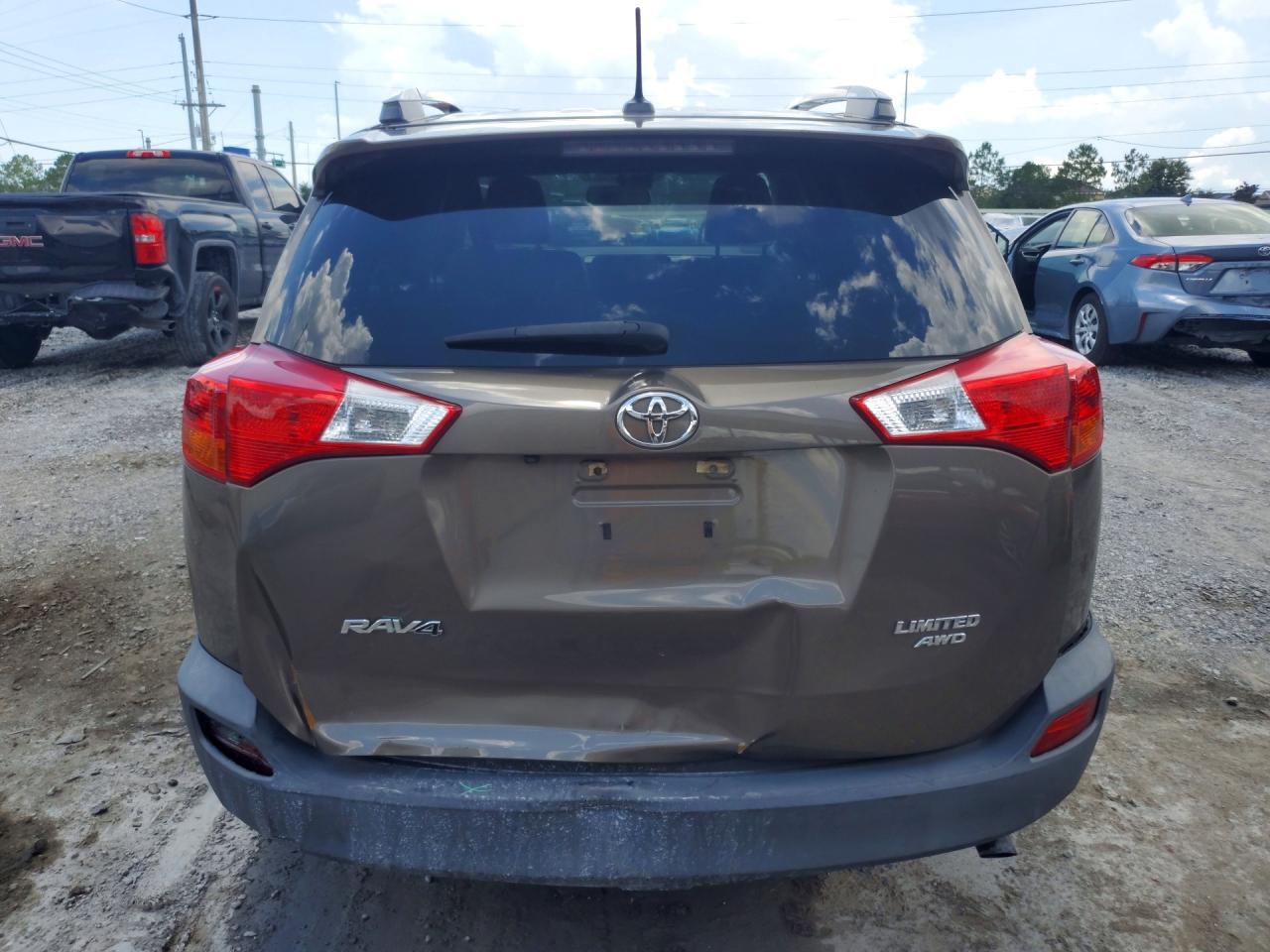 2015 Toyota Rav4 Limited Tan vin: 2T3DFREV2FW314696