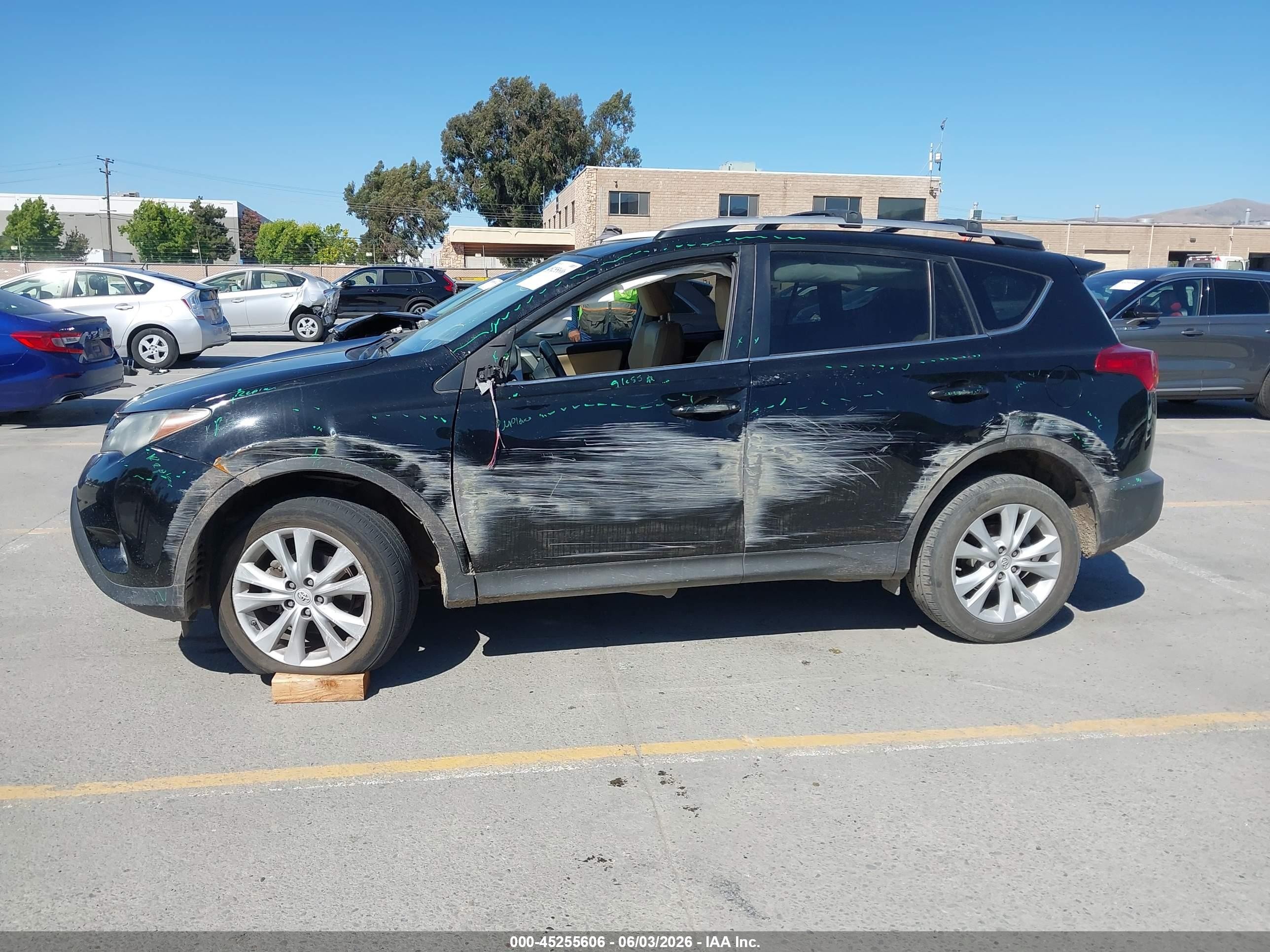 2015 Toyota Rav4 Limited Black vin: 2T3DFREV2FW315556