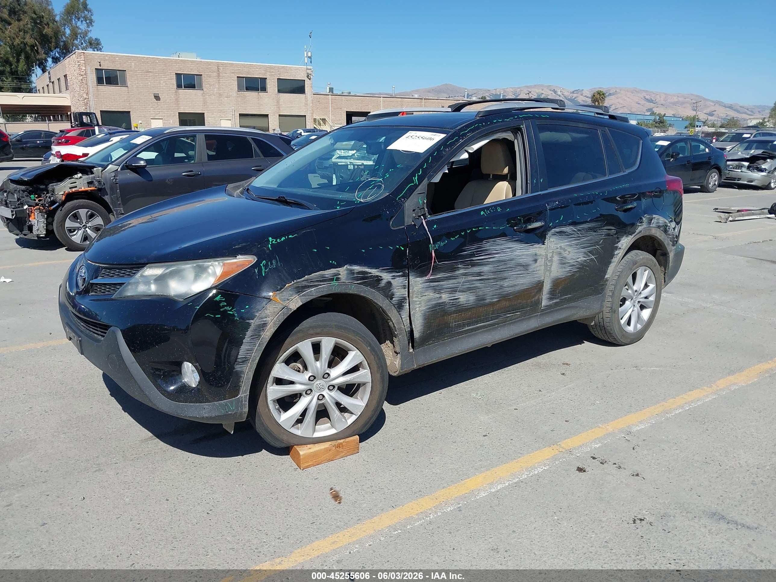 2015 Toyota Rav4 Limited Black vin: 2T3DFREV2FW315556