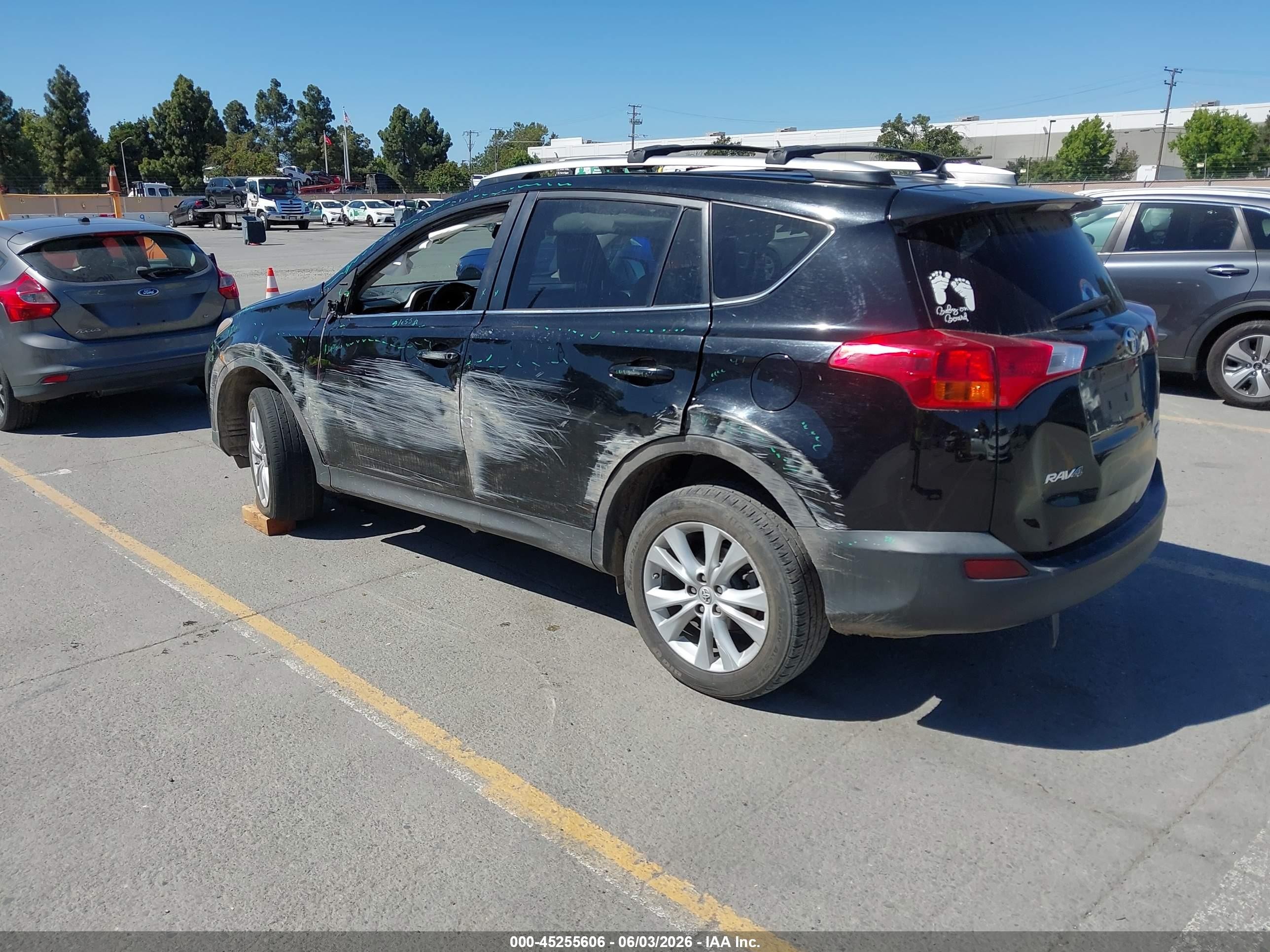 2015 Toyota Rav4 Limited Black vin: 2T3DFREV2FW315556