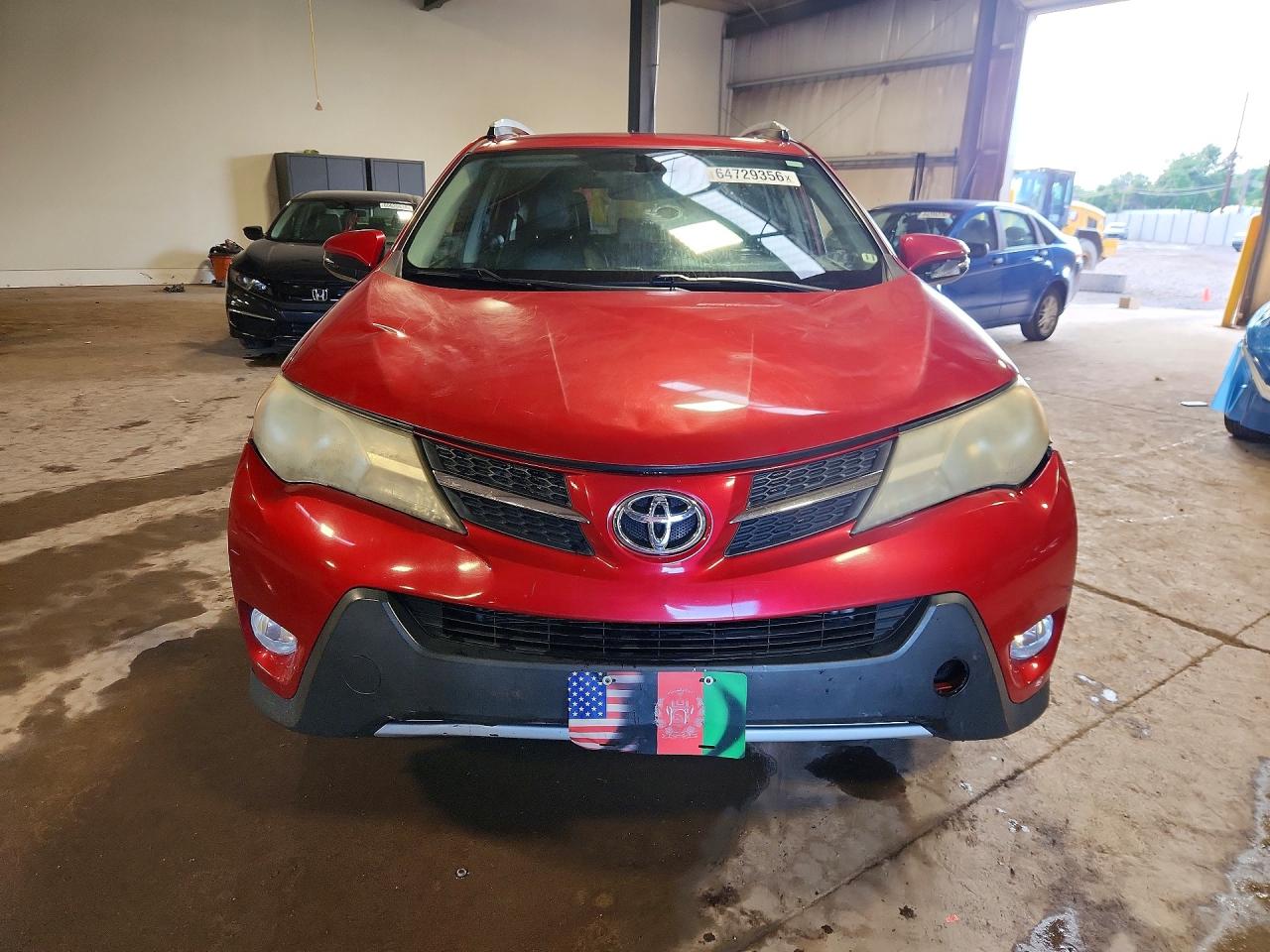 2015 Toyota Rav4 Limited Red vin: 2T3DFREV2FW331384