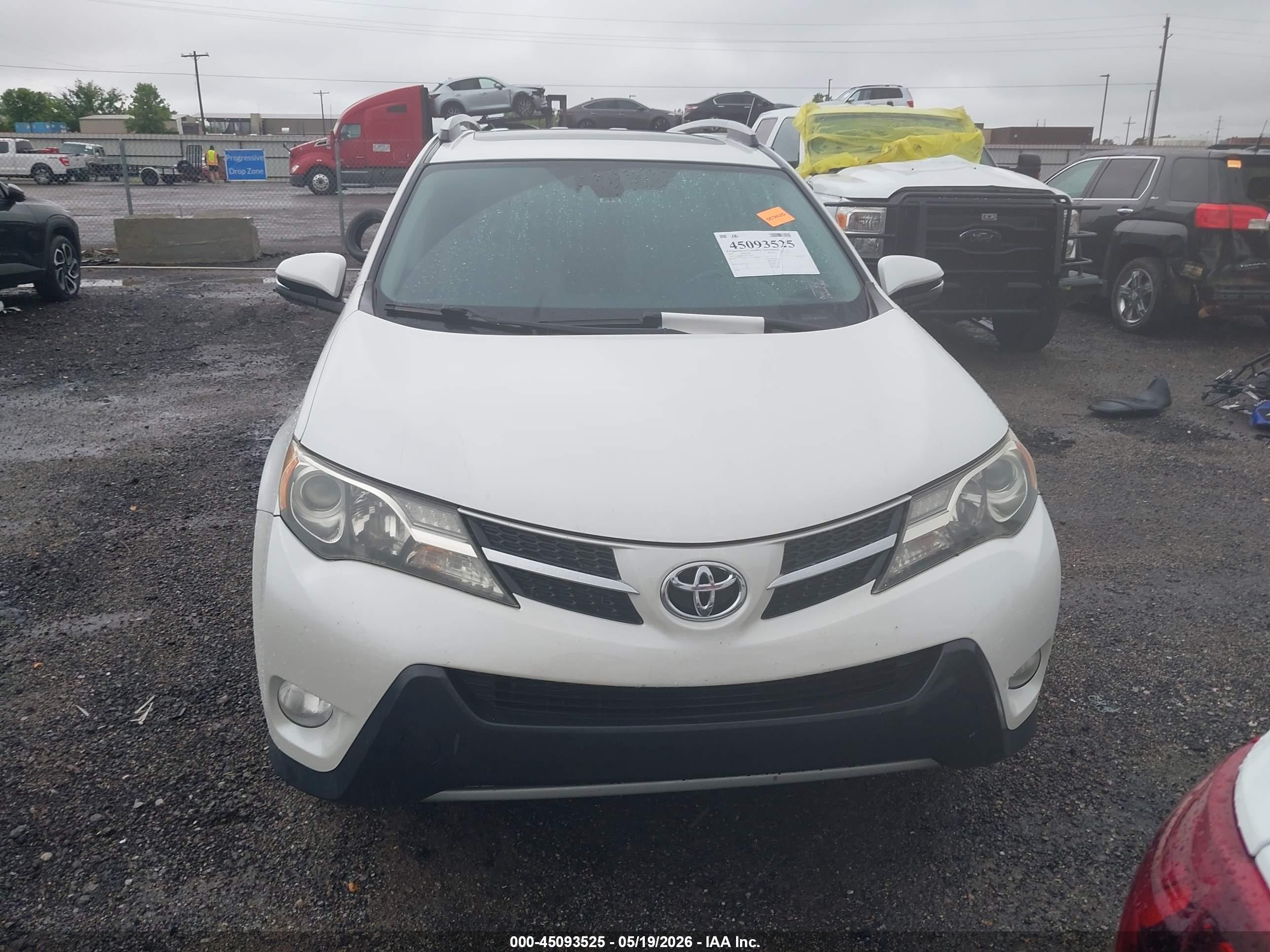 2015 Toyota Rav4 Limited White vin: 2T3DFREV2FW331434