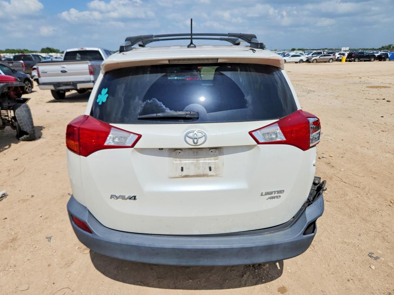2015 Toyota Rav4 Limited White vin: 2T3DFREV2FW369410