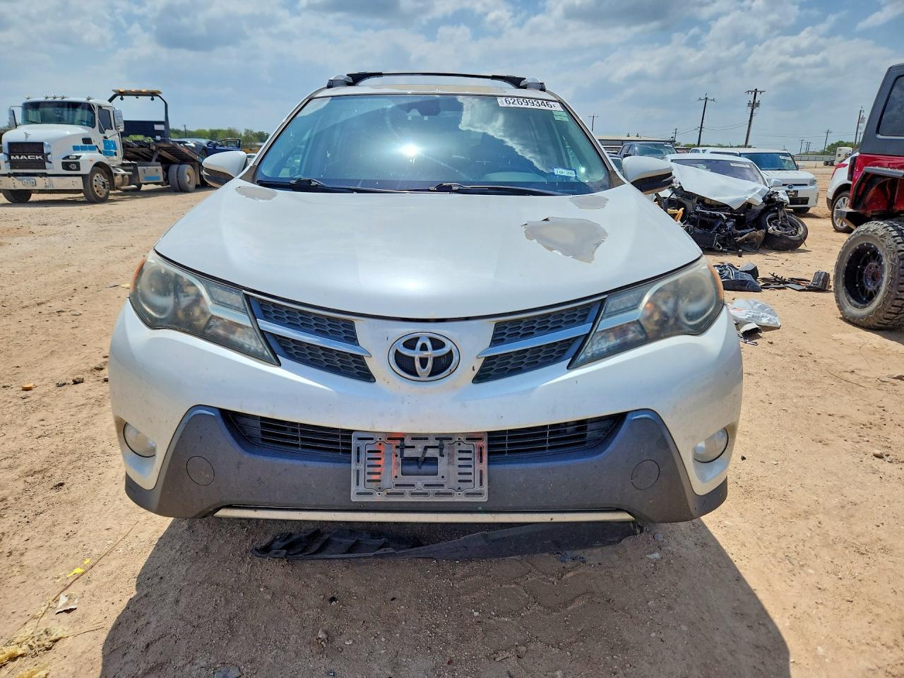 2015 Toyota Rav4 Limited White vin: 2T3DFREV2FW369410