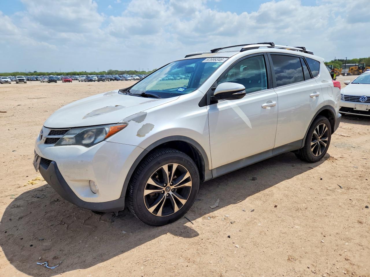2015 Toyota Rav4 Limited White vin: 2T3DFREV2FW369410