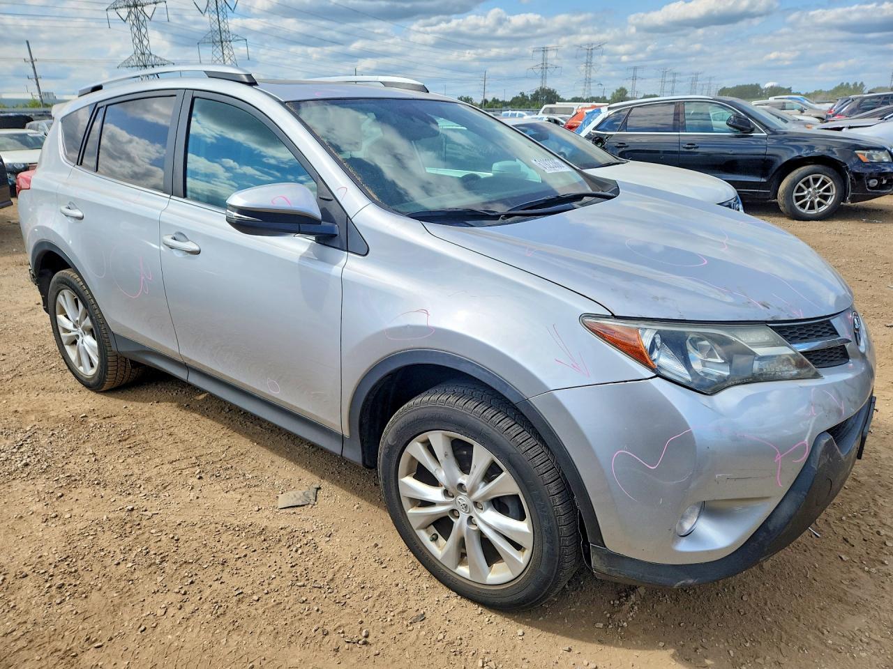 2015 Toyota Rav4 Limited Silver vin: 2T3DFREV2FW385025
