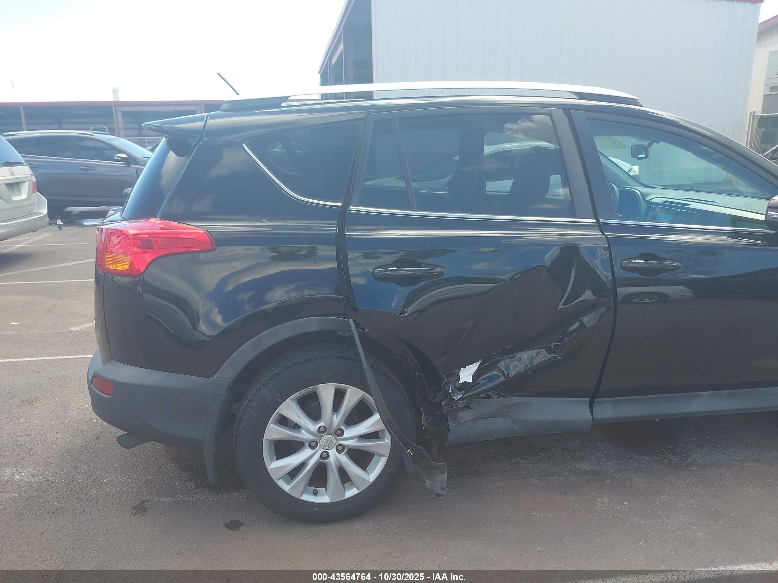 2015 Toyota Rav4 Limited Black vin: 2T3DFREV2FW396283