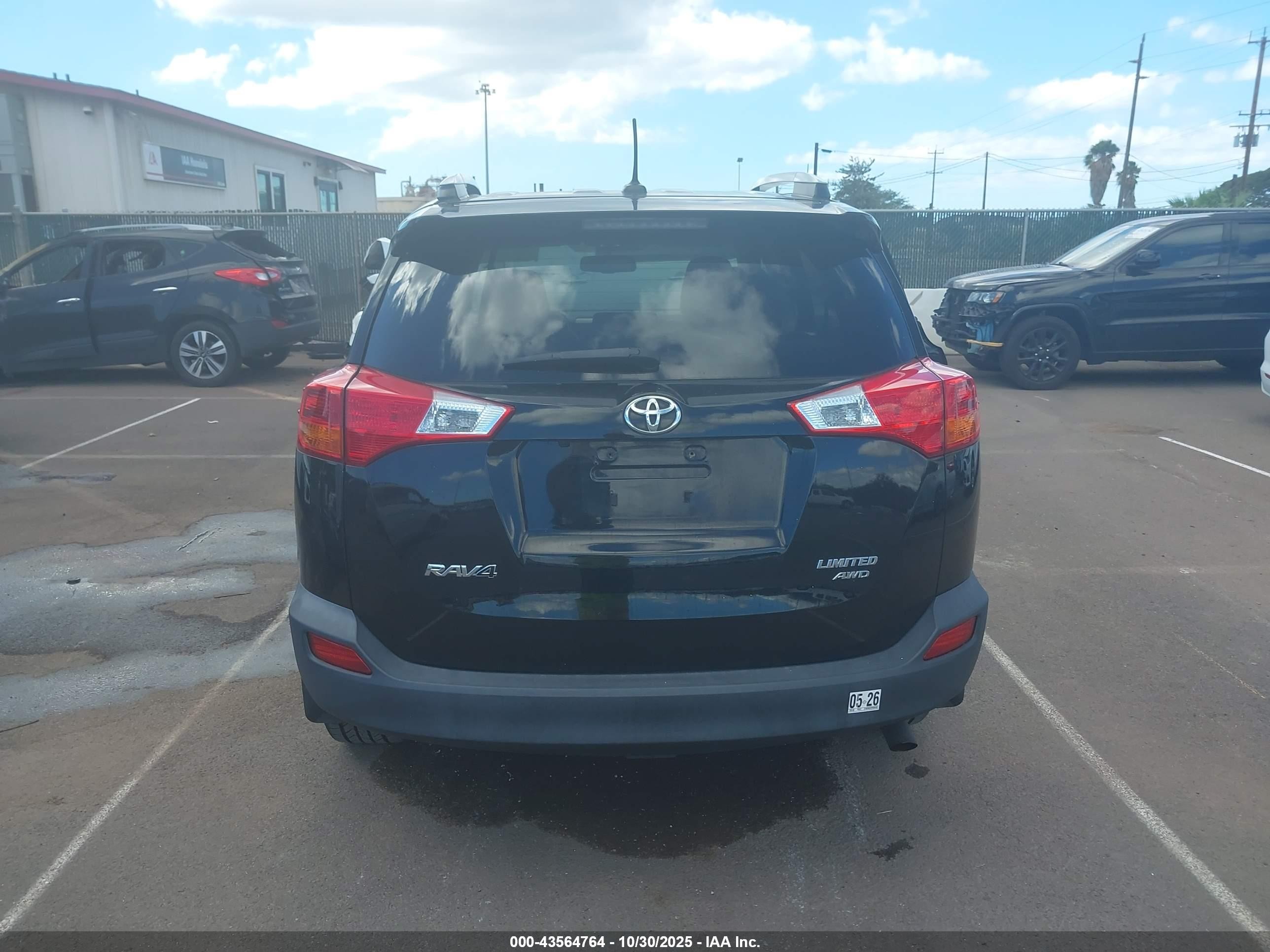 2015 Toyota Rav4 Limited Black vin: 2T3DFREV2FW396283