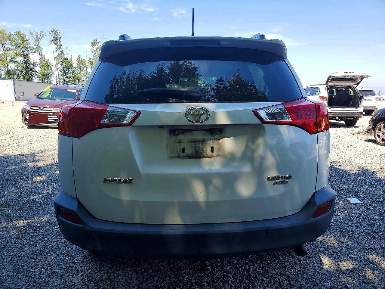 2013 Toyota Rav4 Limited White vin: 2T3DFREV3DW008362