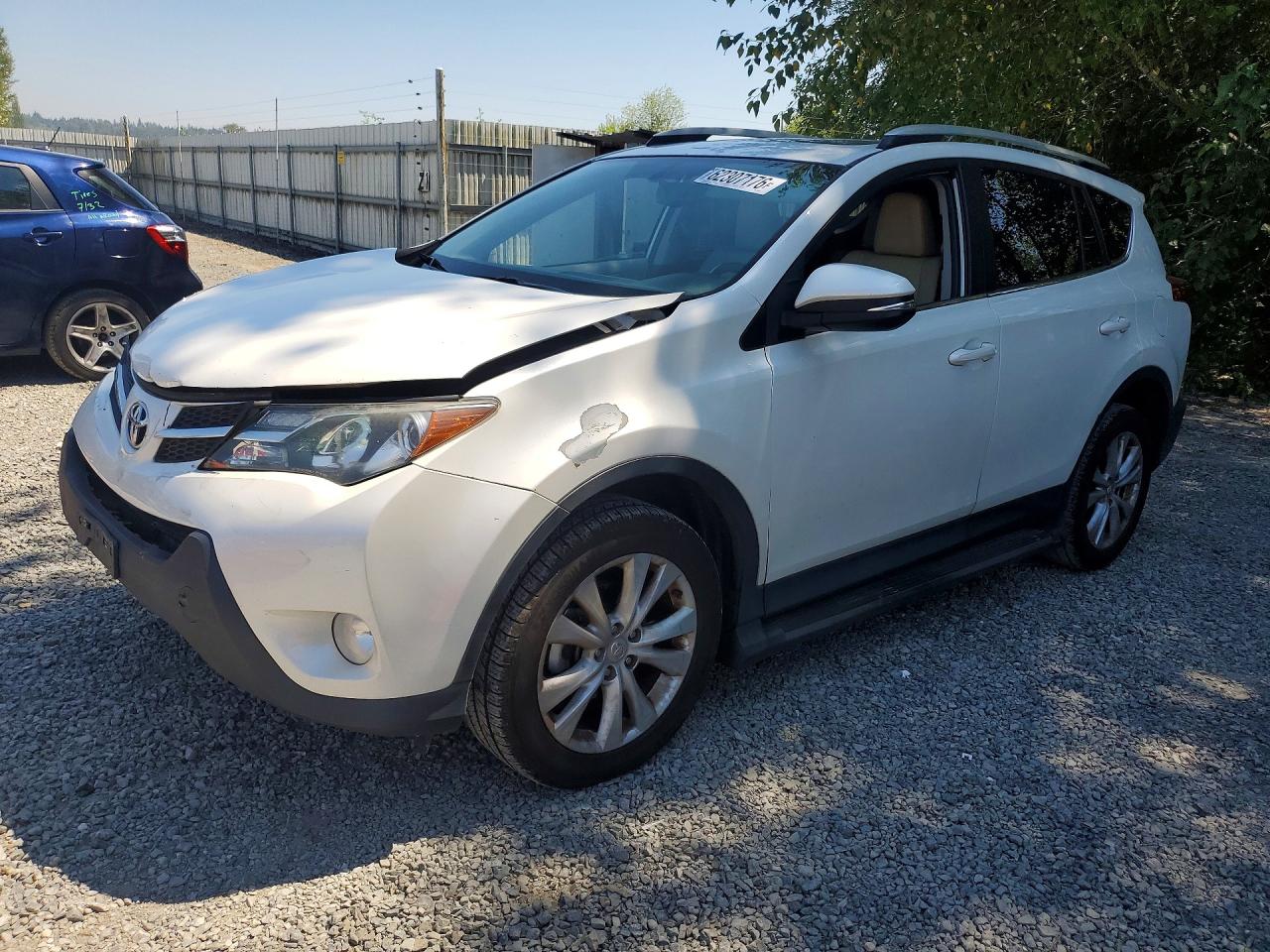 2013 Toyota Rav4 Limited White vin: 2T3DFREV3DW008362