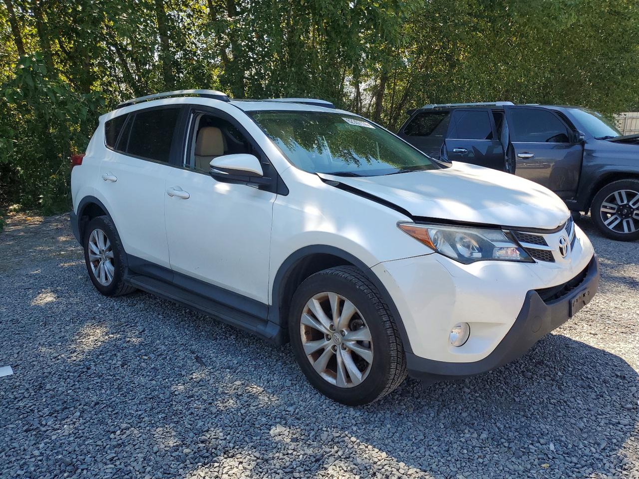 2013 Toyota Rav4 Limited White vin: 2T3DFREV3DW008362