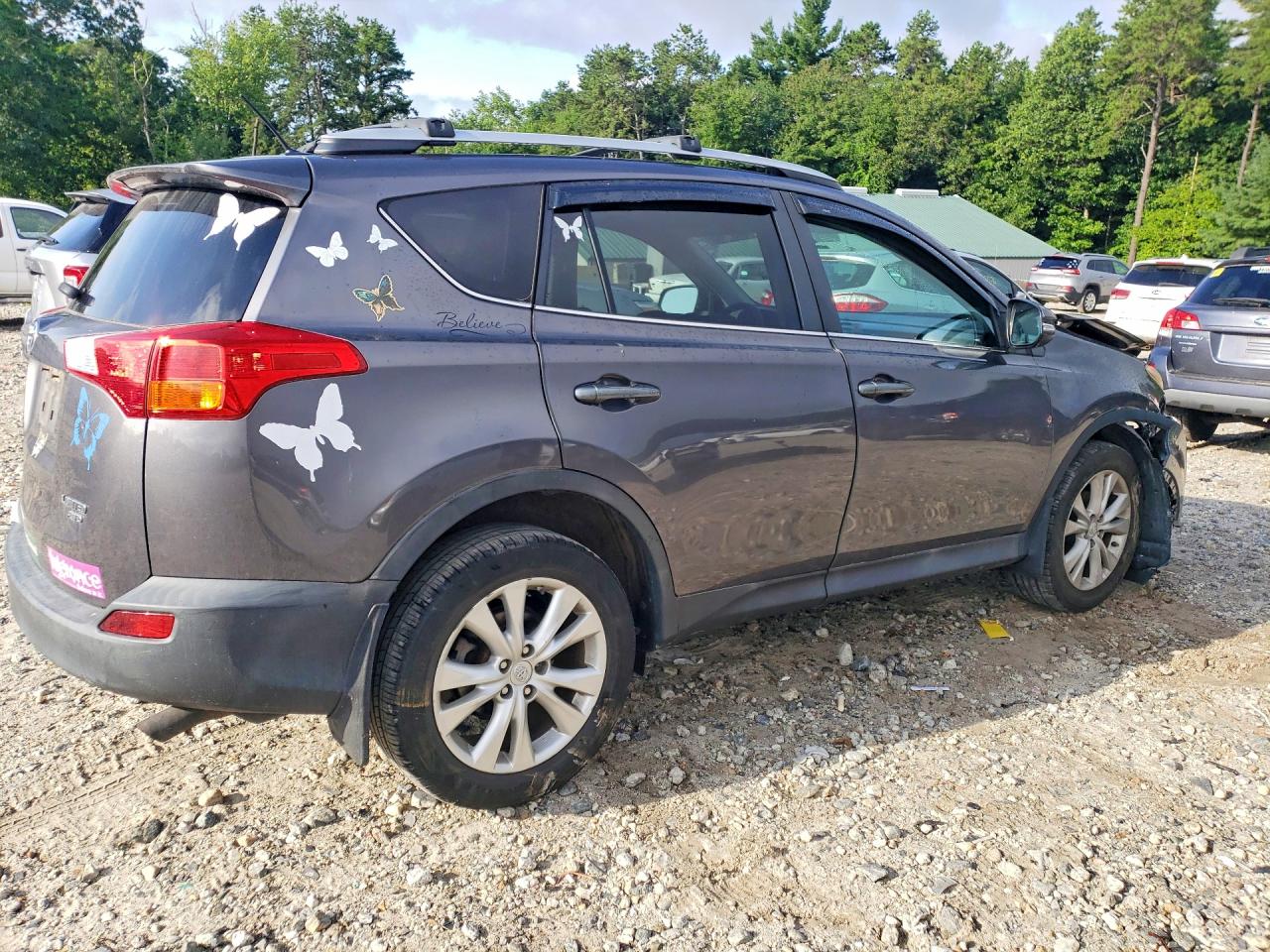 2013 Toyota Rav4 Limited Gray vin: 2T3DFREV3DW010953