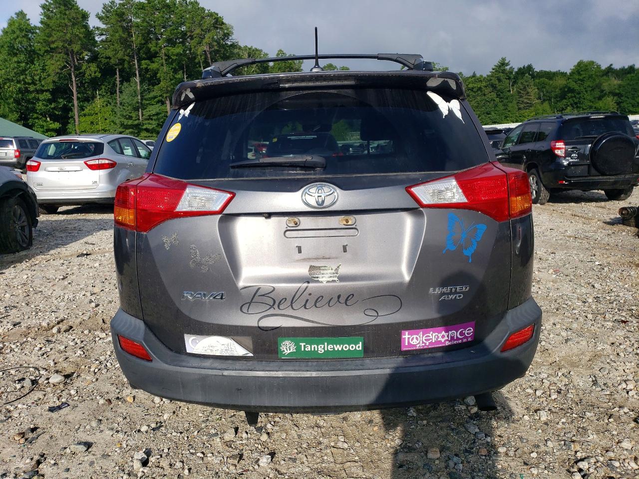 2013 Toyota Rav4 Limited Gray vin: 2T3DFREV3DW010953