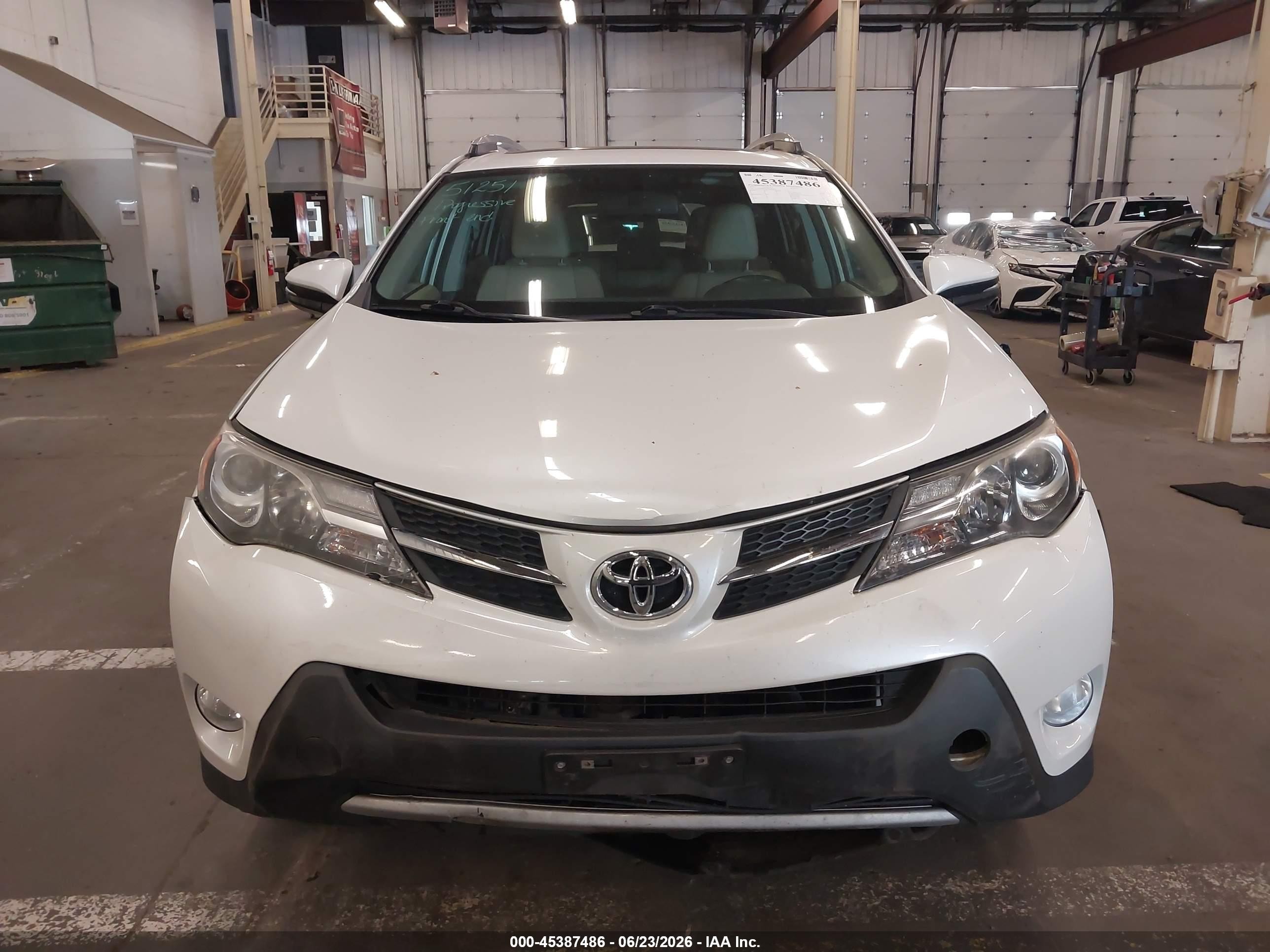 2013 Toyota Rav4 Limited White vin: 2T3DFREV3DW085829