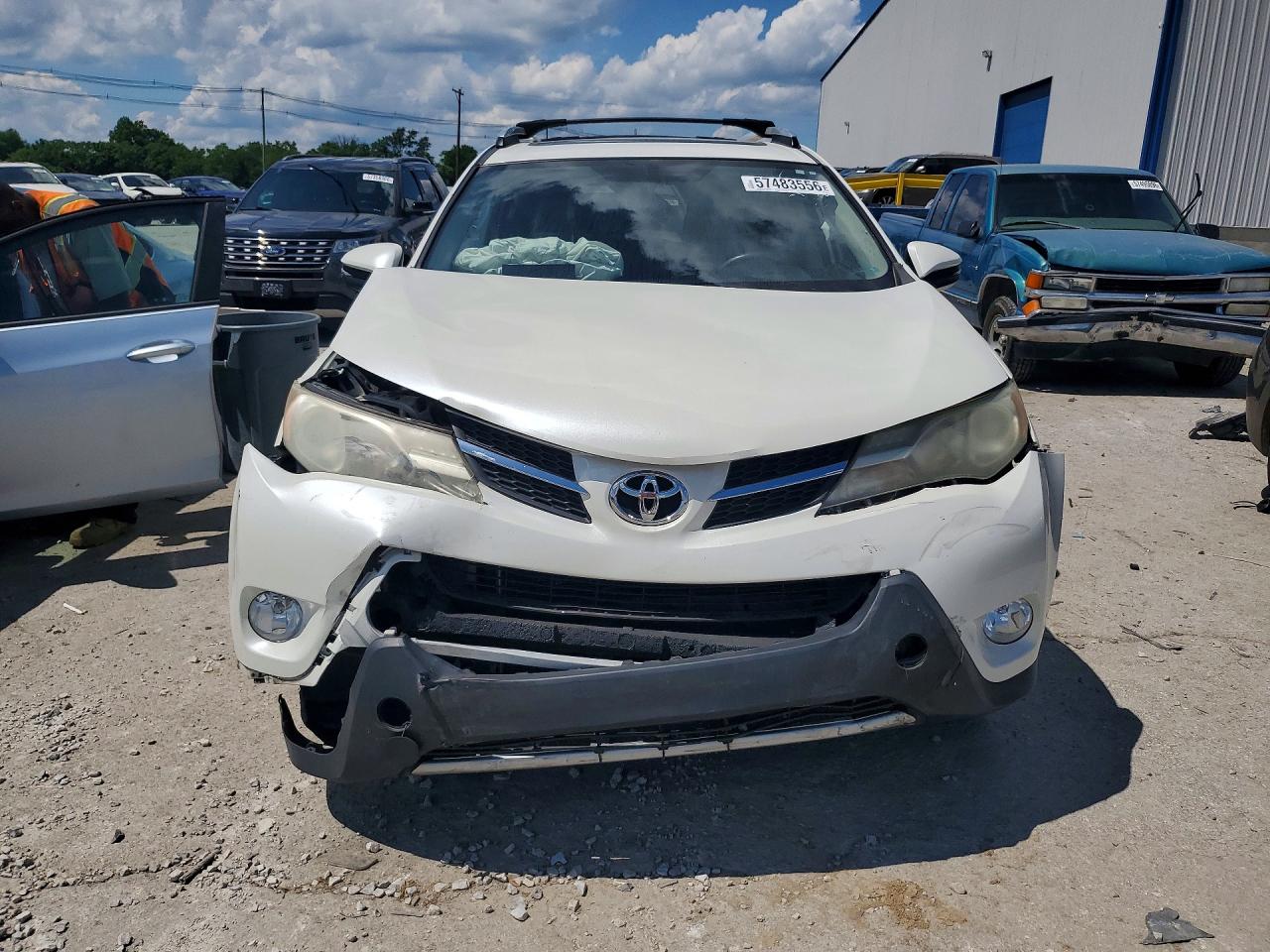 2013 Toyota Rav4 Limited White vin: 2T3DFREV3DW089251