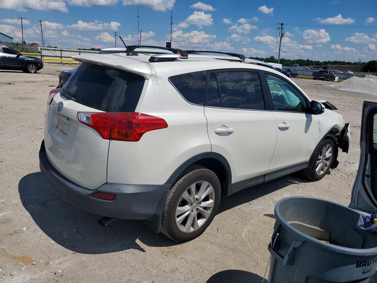 2013 Toyota Rav4 Limited White vin: 2T3DFREV3DW089251