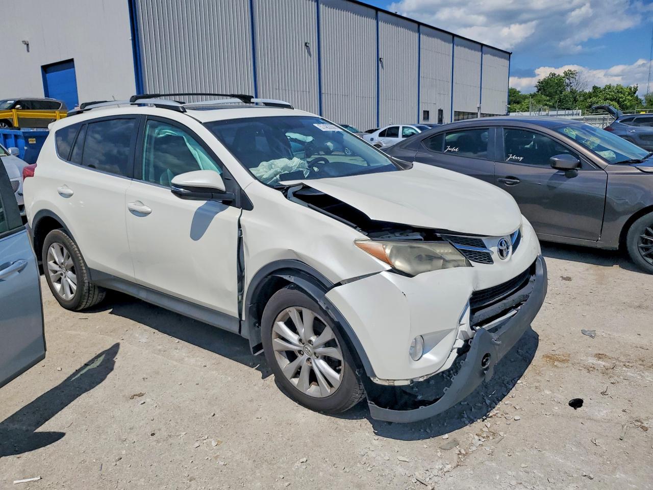 2013 Toyota Rav4 Limited White vin: 2T3DFREV3DW089251