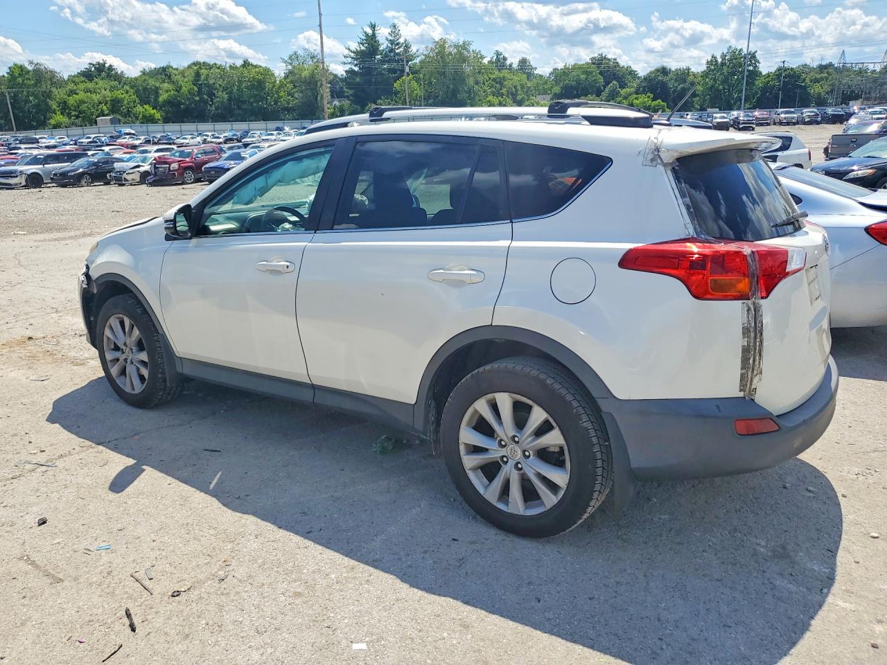 2013 Toyota Rav4 Limited White vin: 2T3DFREV3DW089251