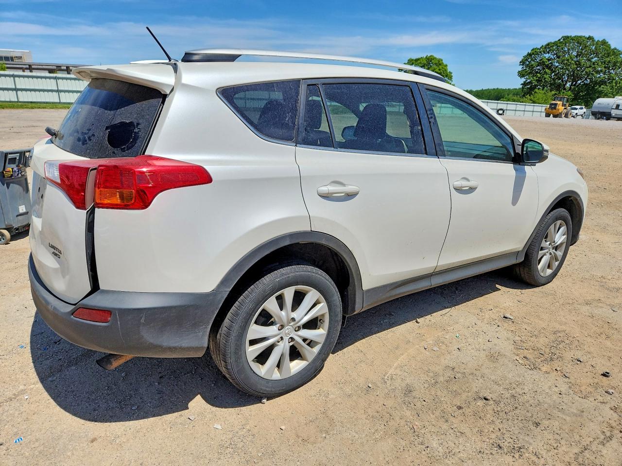 2013 Toyota Rav4 Limited Белый vin: 2T3DFREV3DW090805