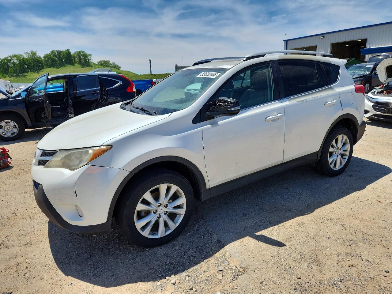 2013 Toyota Rav4 Limited Белый vin: 2T3DFREV3DW090805