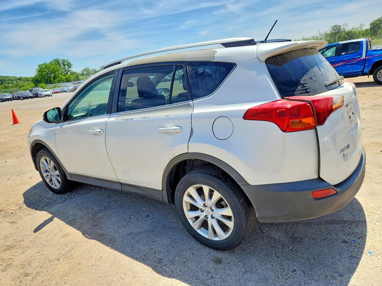 2013 Toyota Rav4 Limited Белый vin: 2T3DFREV3DW090805