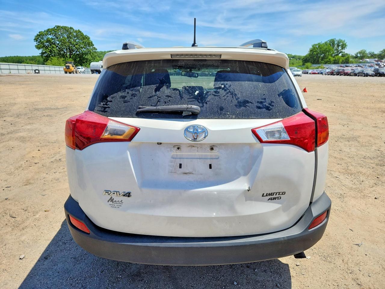 2013 Toyota Rav4 Limited Белый vin: 2T3DFREV3DW090805