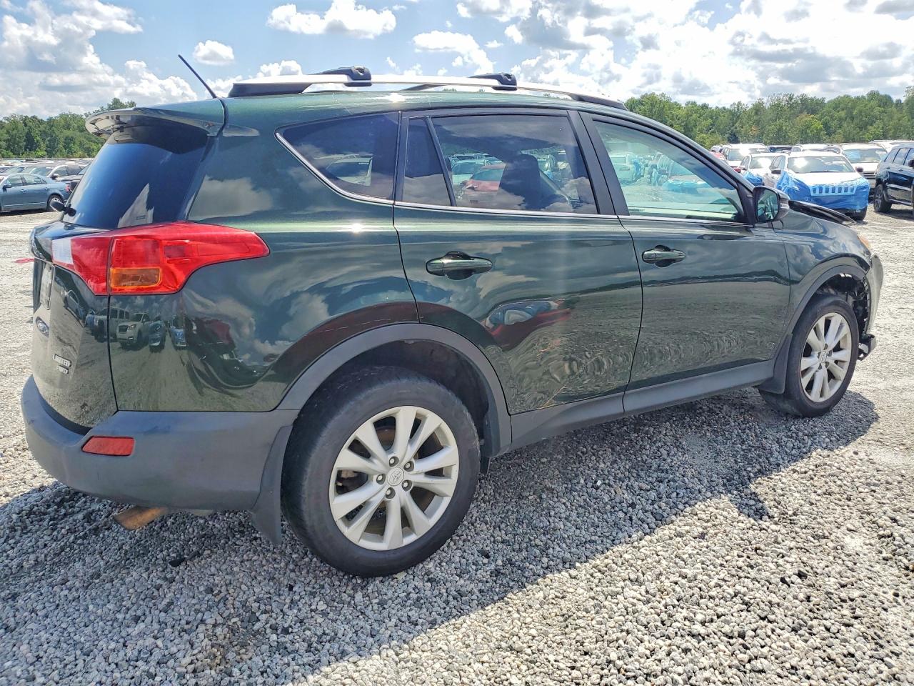2013 Toyota Rav4 Limited Green vin: 2T3DFREV3DW115010