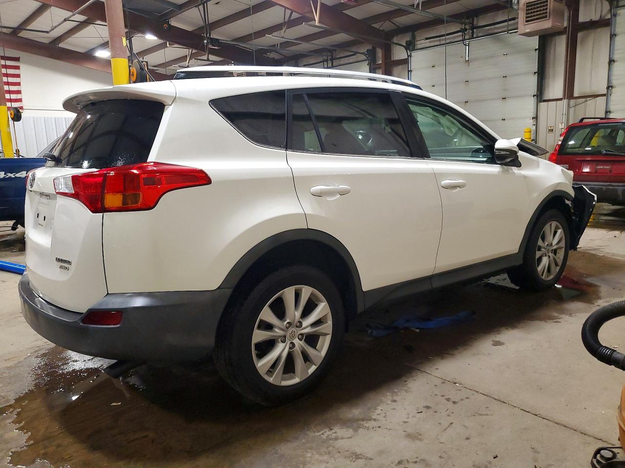 2014 Toyota Rav4 Limited White vin: 2T3DFREV3EW138787